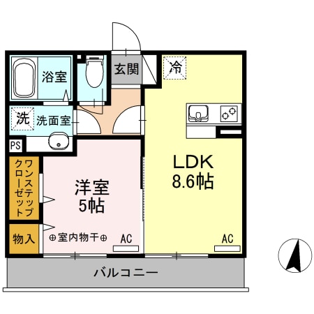 パディーフラッツの物件間取画像