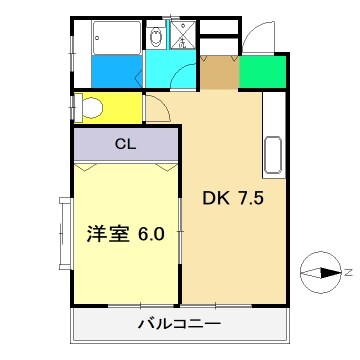 物件間取画像