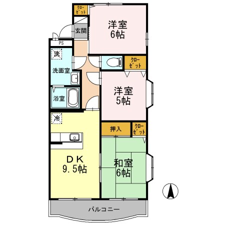 エスペランサ Ⅰの物件間取画像