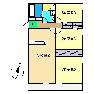 X-inoの物件間取画像