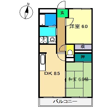 リヤンフォート･横浜の物件間取画像