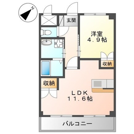 セゾン・コアTNの物件間取画像