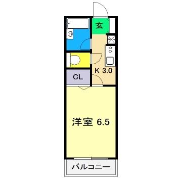 コーポチェリーツリーの物件間取画像