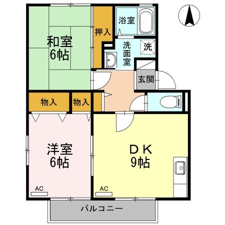 ハイツセリュー Ⅲ棟の物件間取画像
