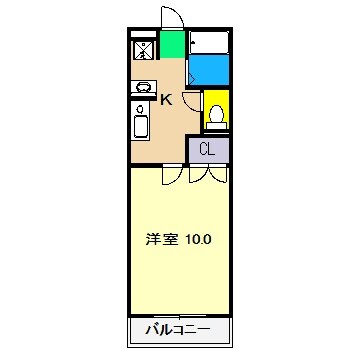 エントランスパークビルの物件間取画像