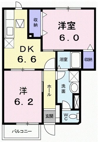 レジデンス藤の物件間取画像