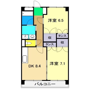 ノースリバーⅡの物件間取画像