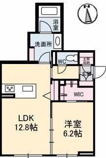 べレオガーデンズ弥右衛門の物件間取画像