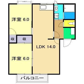 ボーヴィラージュ和田の物件間取画像