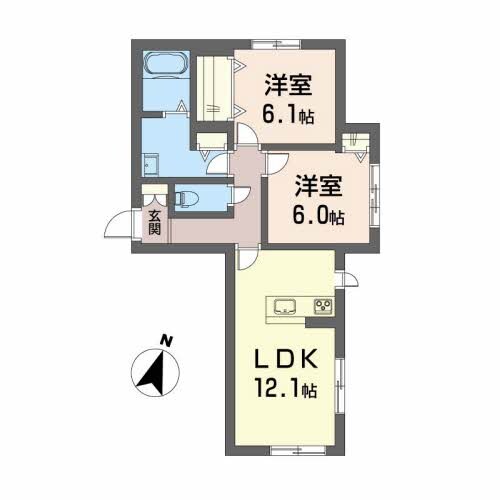 シャーメゾン桜Ⅲの物件間取画像