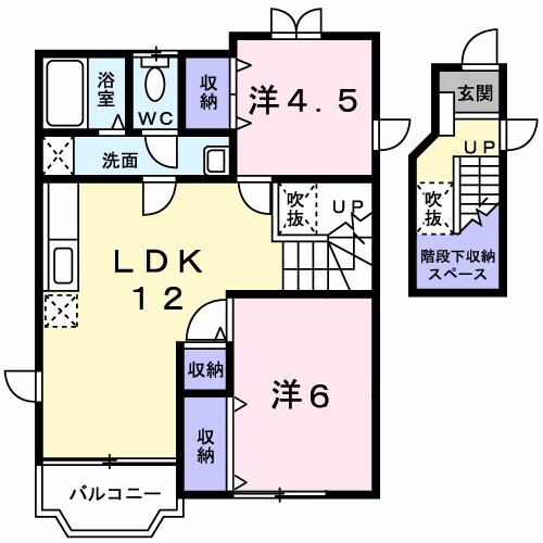 サンハイツ　Ⅰの物件間取画像