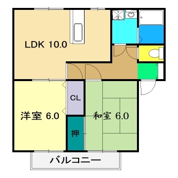 エクレールの物件間取画像