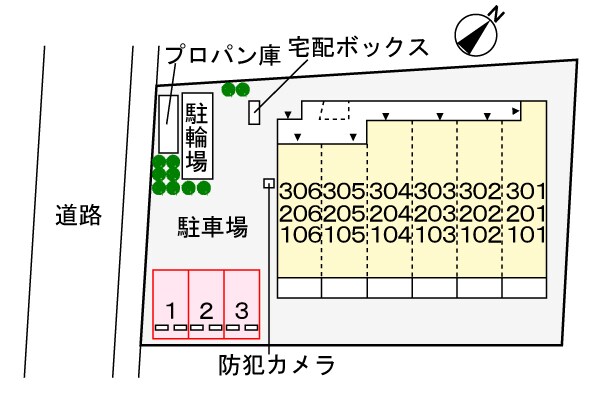 クルールの物件外観写真