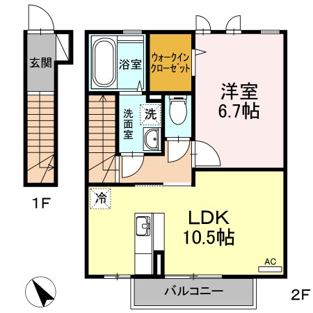 エクセル２１の物件間取画像