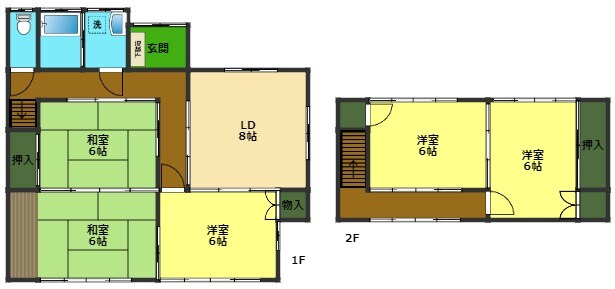 入明駅 徒歩11分 1-2階の物件間取画像