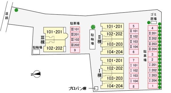 ガーデンハウスやしろ　Ⅰの物件外観写真