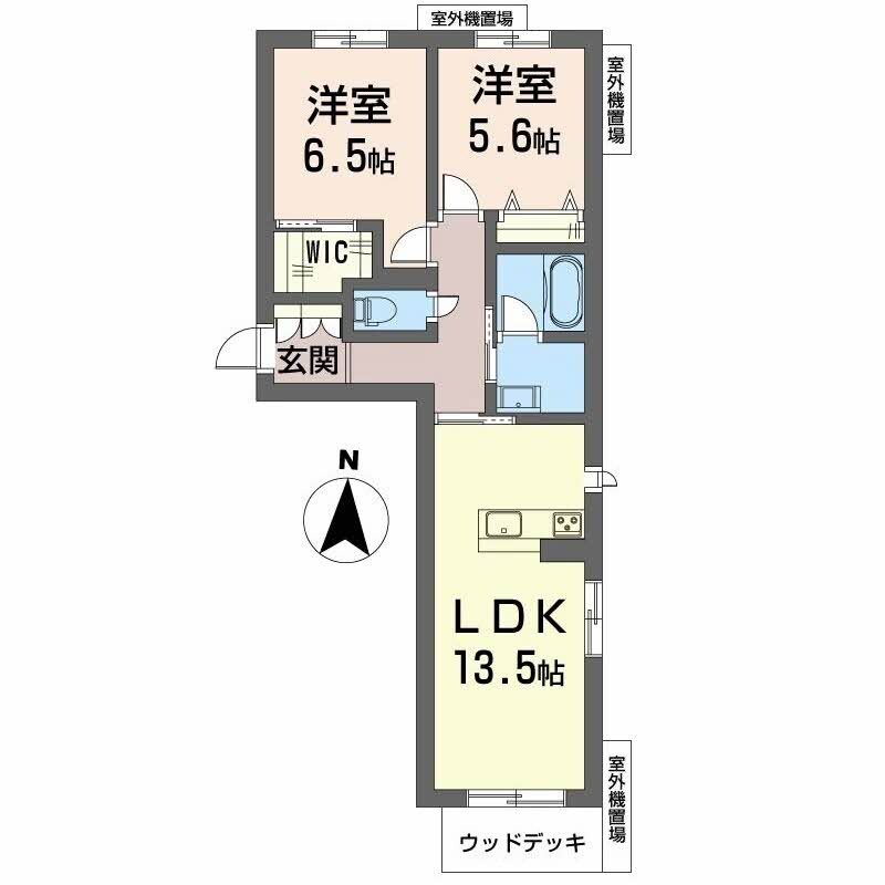 シャーメゾン グラースⅡの物件間取画像