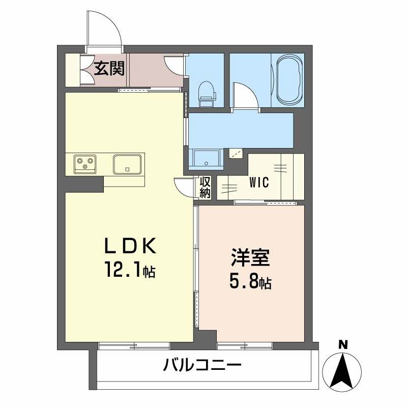 シャーメゾン グラースⅡの物件間取画像
