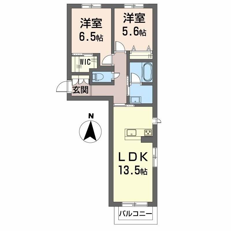 シャーメゾン グラースⅡの物件間取画像