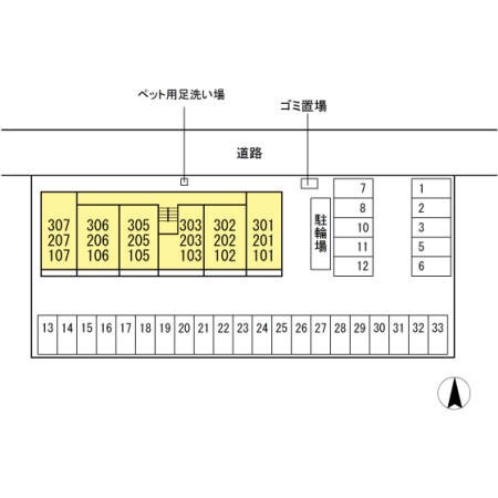 ディアコート・フジの物件外観写真