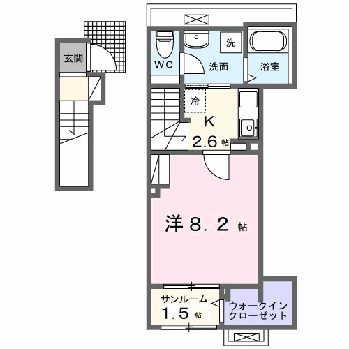 サイカス桟橋通の物件間取画像