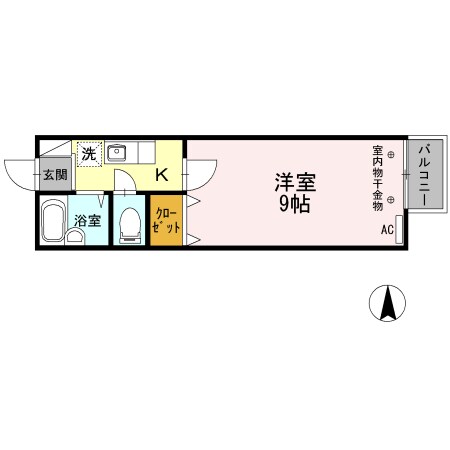 プレジール長尾の物件間取画像