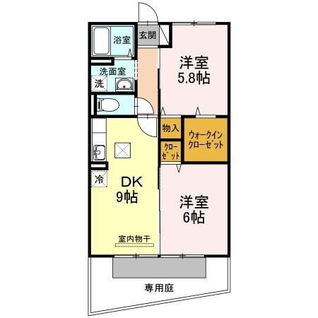 ラ･ペジブルの物件間取画像