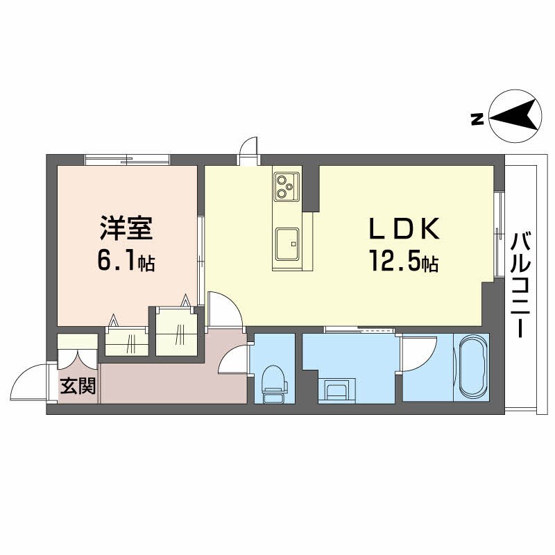 シャーメゾン雅の物件間取画像