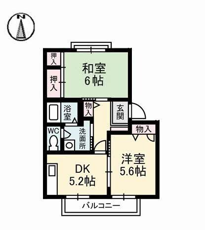 物件間取画像