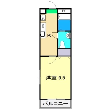 Kハイツの物件間取画像