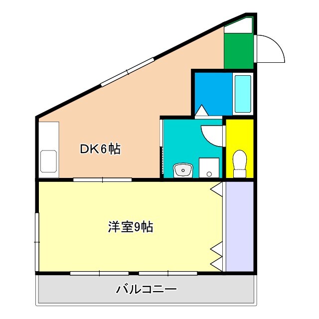 フラットミソノの物件間取画像