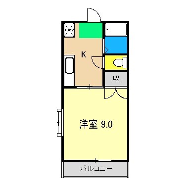 マンションアーバンの物件間取画像