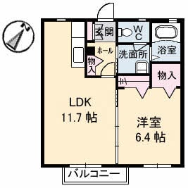 シャーメゾン・ルーチェの物件間取画像