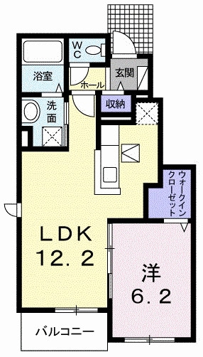 オルフェーブルの物件間取画像