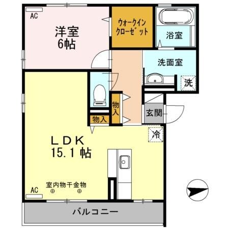 アルフォートの物件間取画像