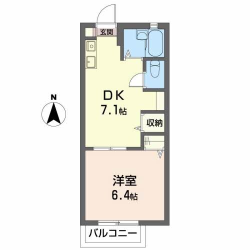 ラピス A棟の物件間取画像