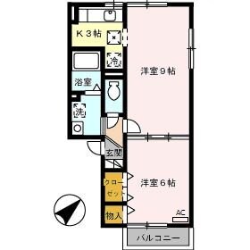 ラ･クレール薊野の物件間取画像