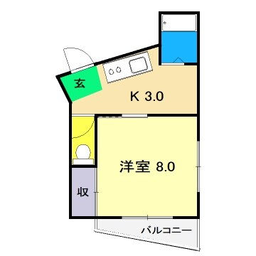 都計ビルの物件間取画像