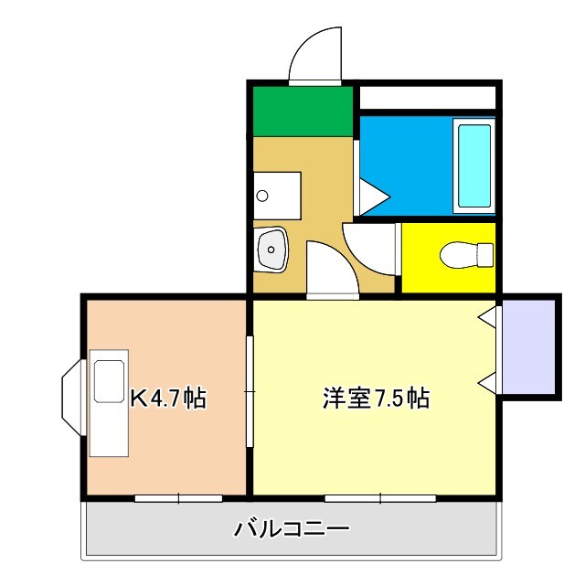 ノワール愛宕山の物件間取画像