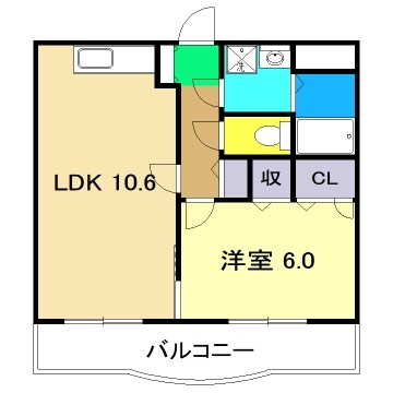 マリベールFK二葉の物件間取画像