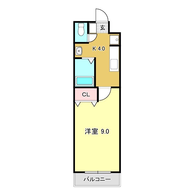 ガルボ高須の物件間取画像