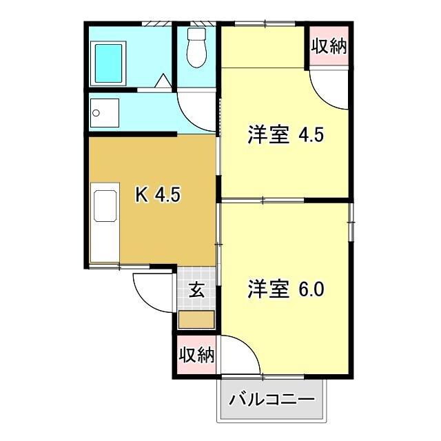 森下ハイツの物件間取画像
