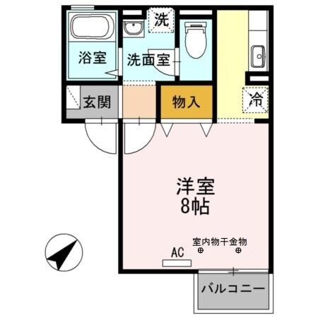 パルティールの物件間取画像