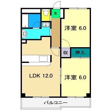 パールグランデの物件間取画像