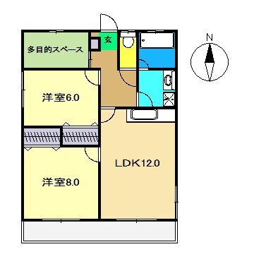 アーバンビレッジⅣの物件間取画像