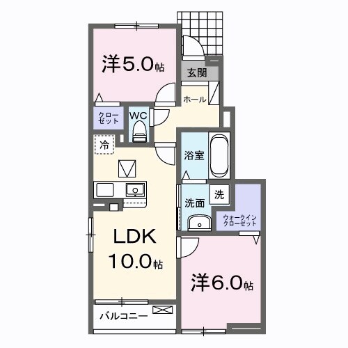 グランビスタ初月の物件間取画像