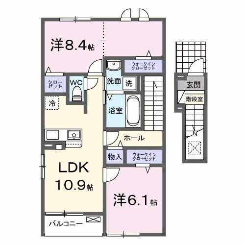 グランビスタ初月の物件間取画像