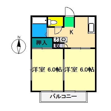 サンライフ新田町の物件間取画像