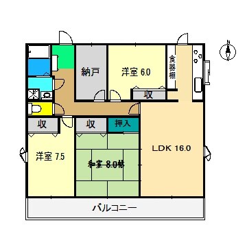 土佐っ子参拾壱番館の物件間取画像