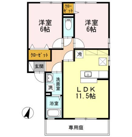 ウィルモア イーストの物件間取画像